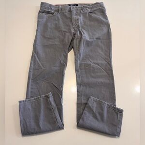 Classic Men's Straight Jeans in Gray